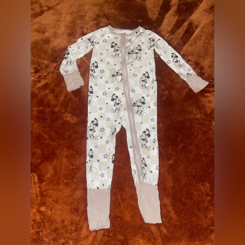 Baby Mickey Mouse bamboo sleeper